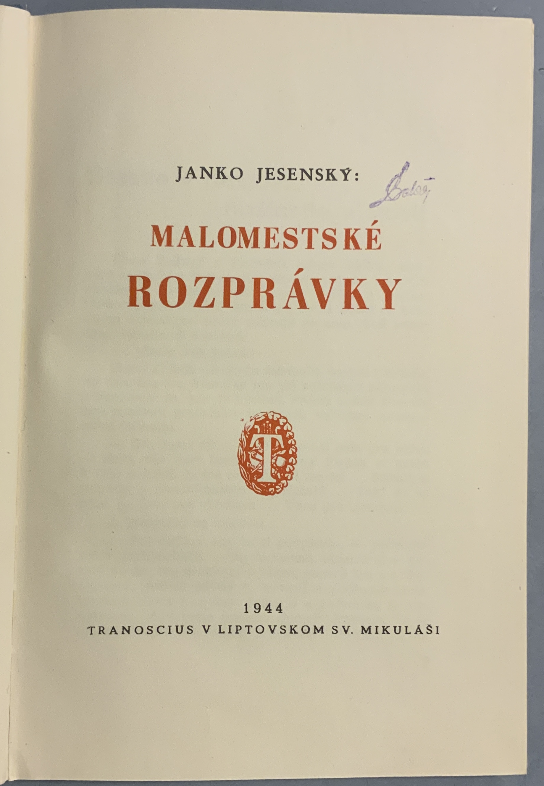 Malomestské rozprávky