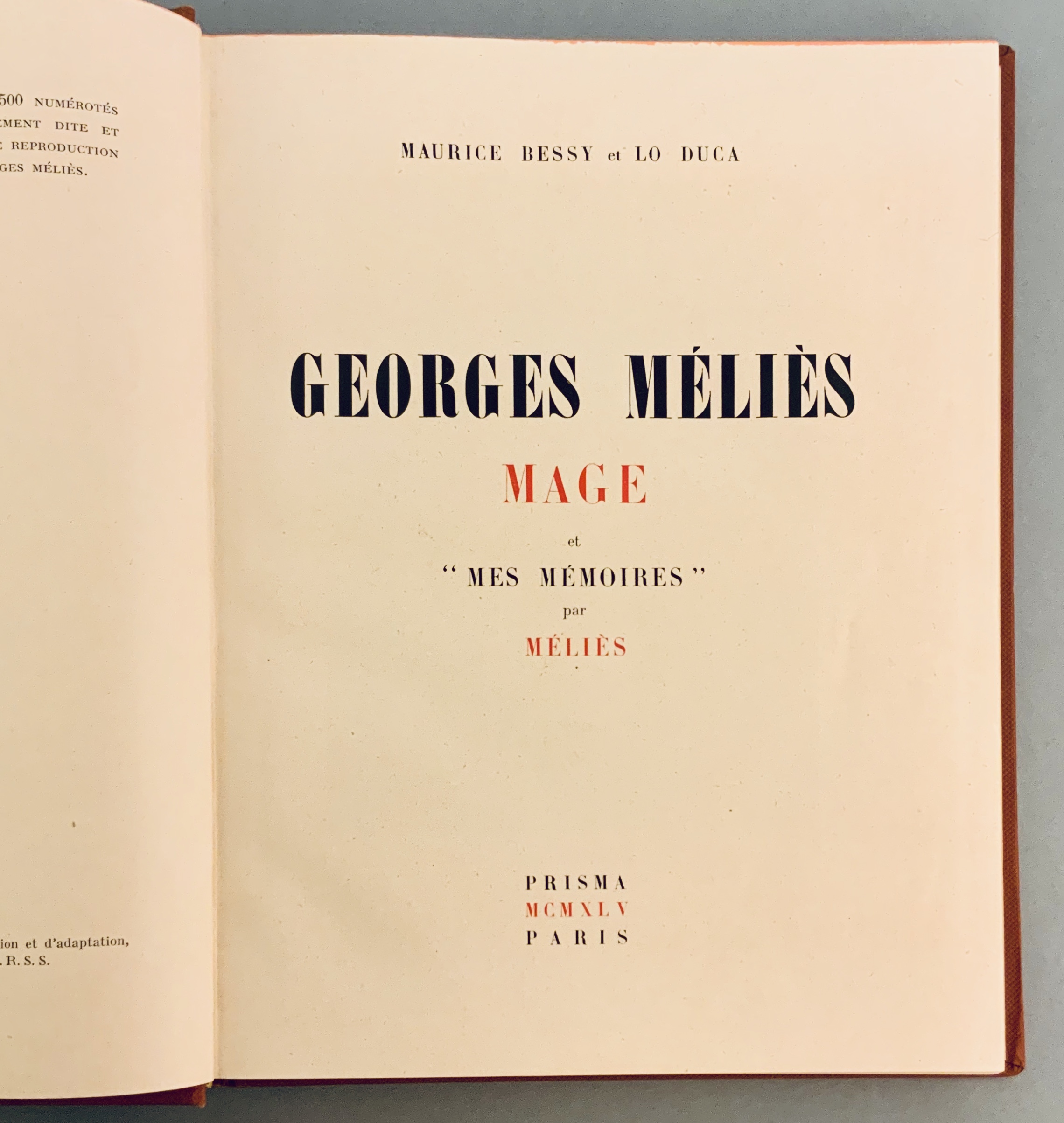 Georges Méliés Mage et "Mes Mémoire"
