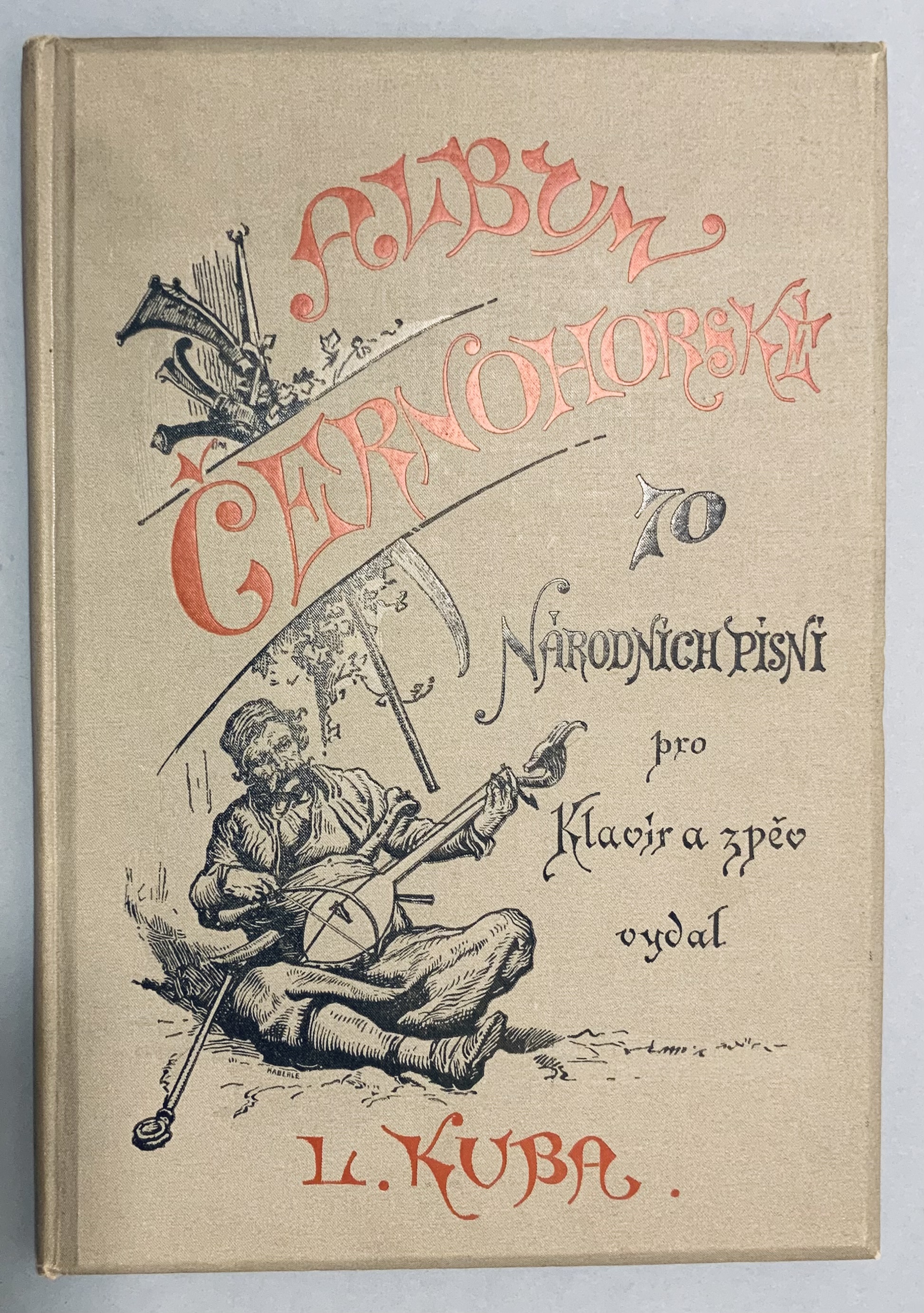 Album  Černohorské. 70 národních písní pro klavír a zpěv