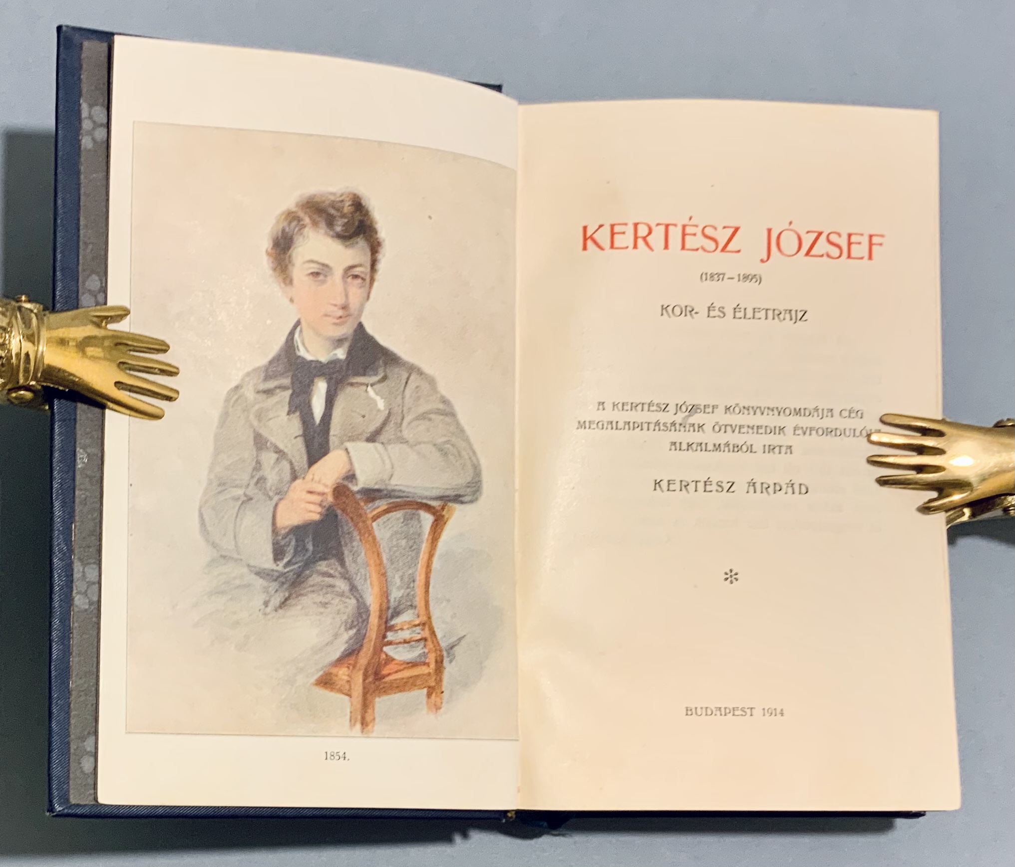 Kertész József /1837 - 1895/, Kor- és életrajz