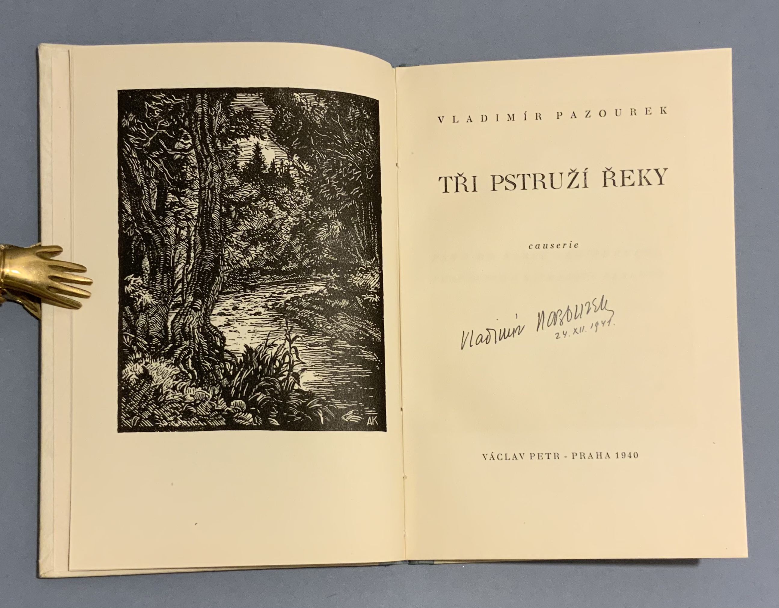 Tři pstruží řeky. Causerie