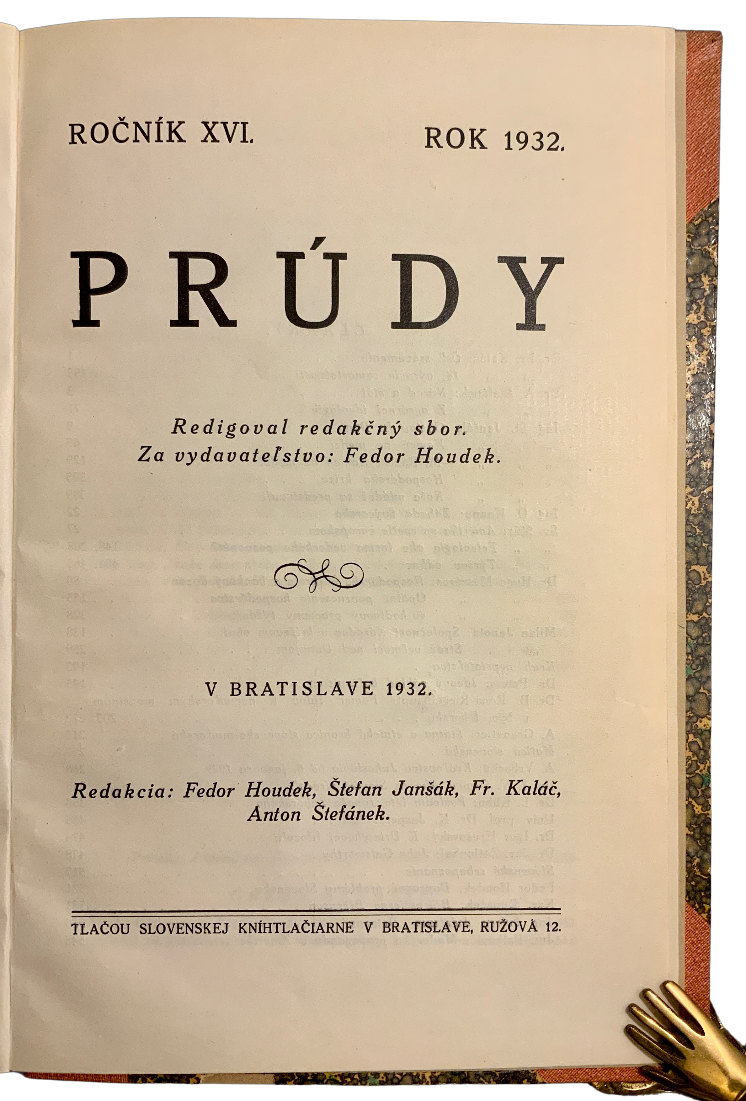 Prúdy ročník XVI.