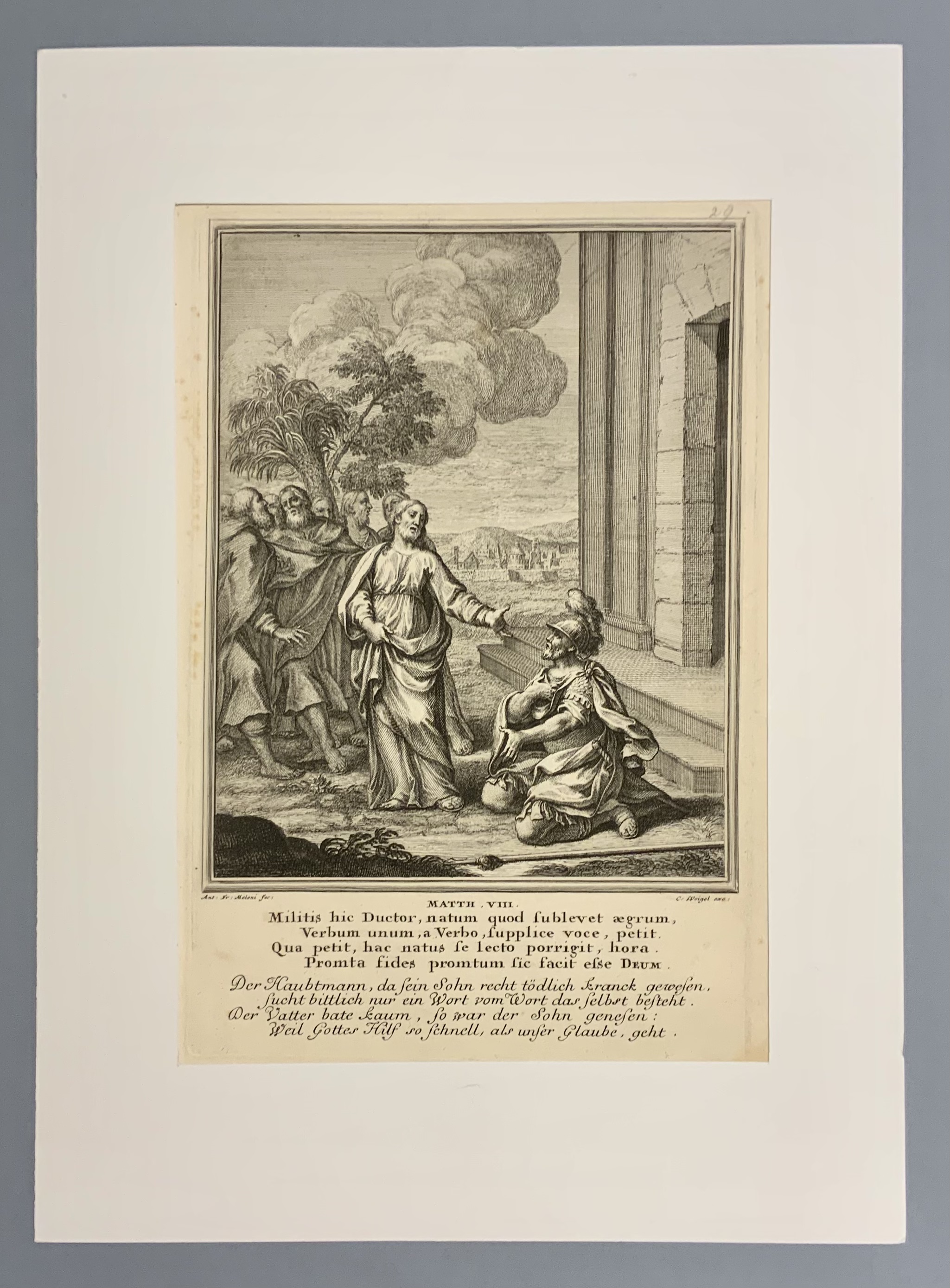 Mediryt - Historiae celebriores Veteris /Novi/ Testamenti - Matth. VIII.
