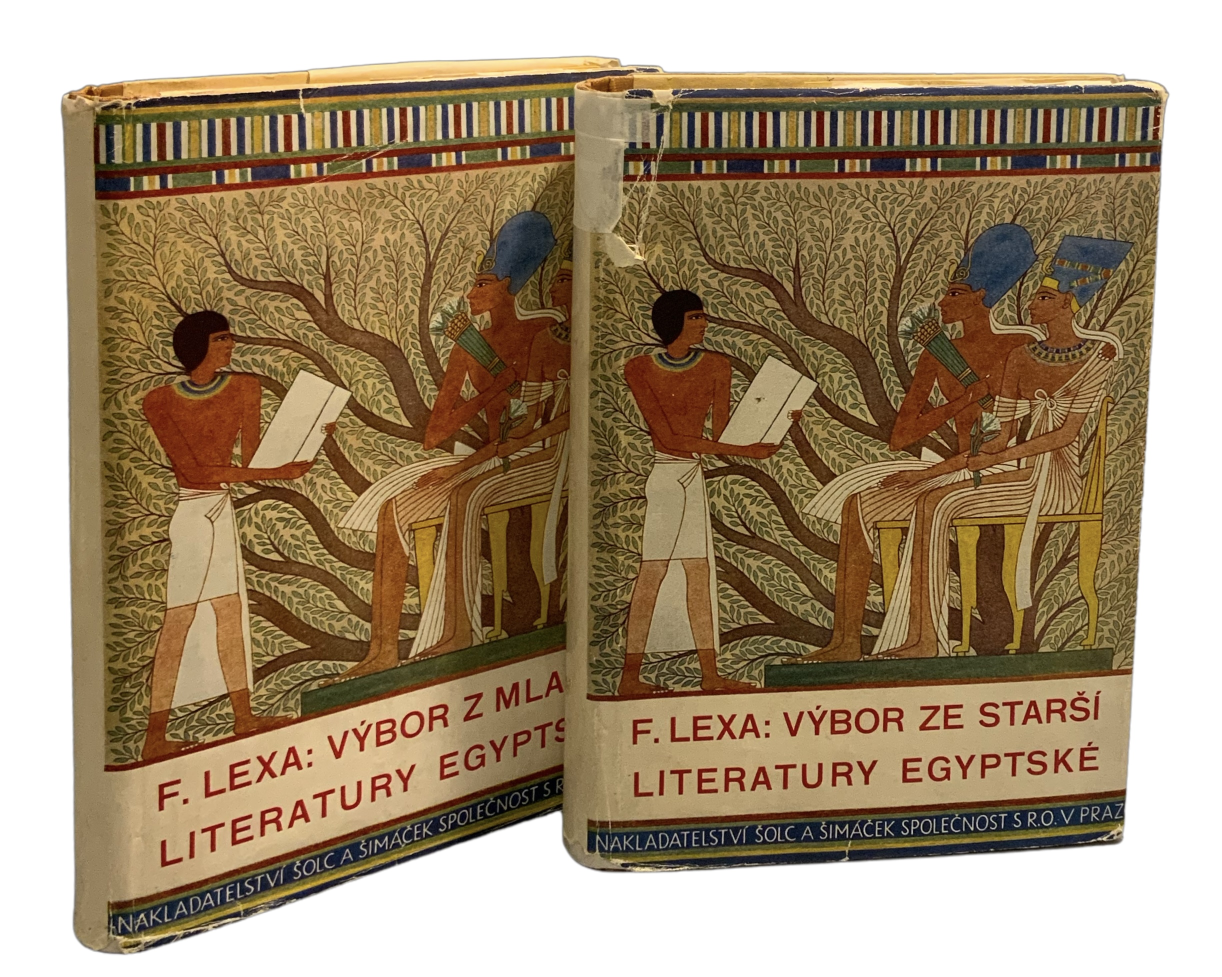 Výbor ze starší literatury egyptské. Výbor z mladší literatúry egyptské.- 2 zväzky 