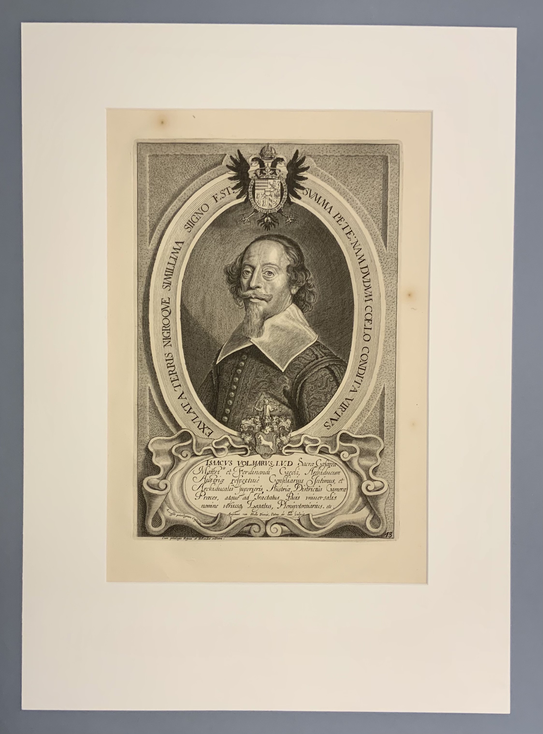 Portrét - Isaac Volmar, Frhr. von Rieden