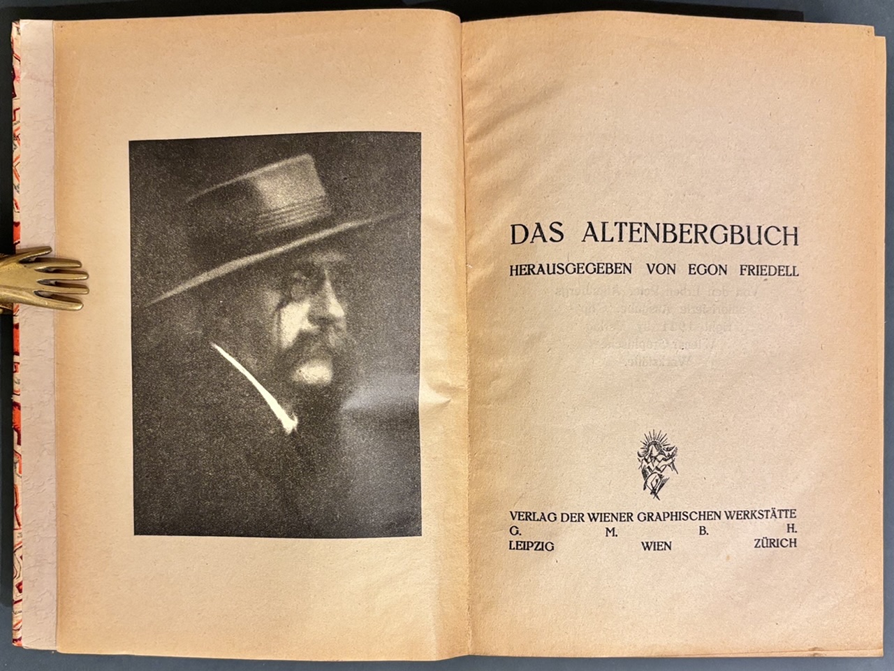 Das Altenbergbuch - ERSTAUSGABE