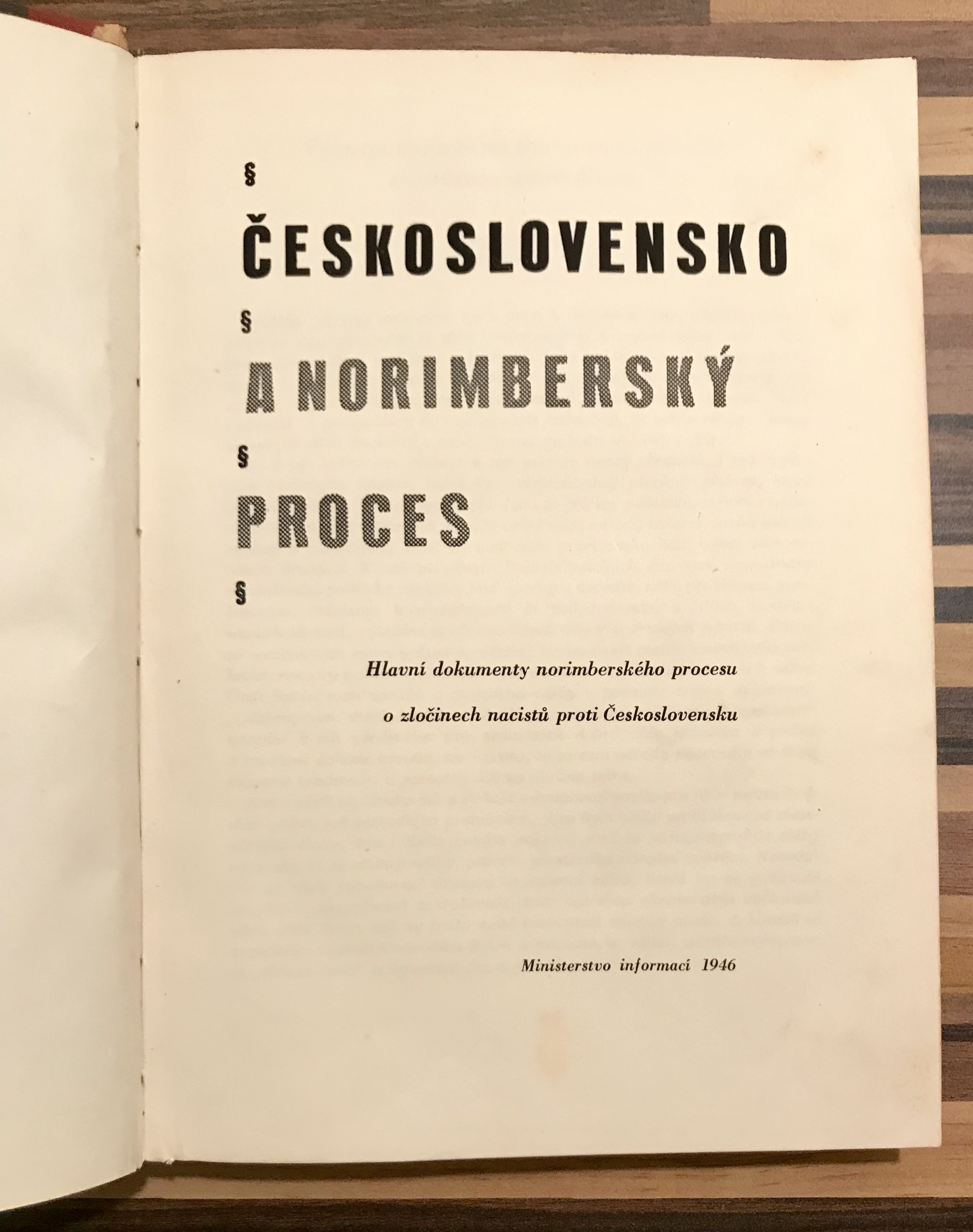 Československo a Norimberský proces