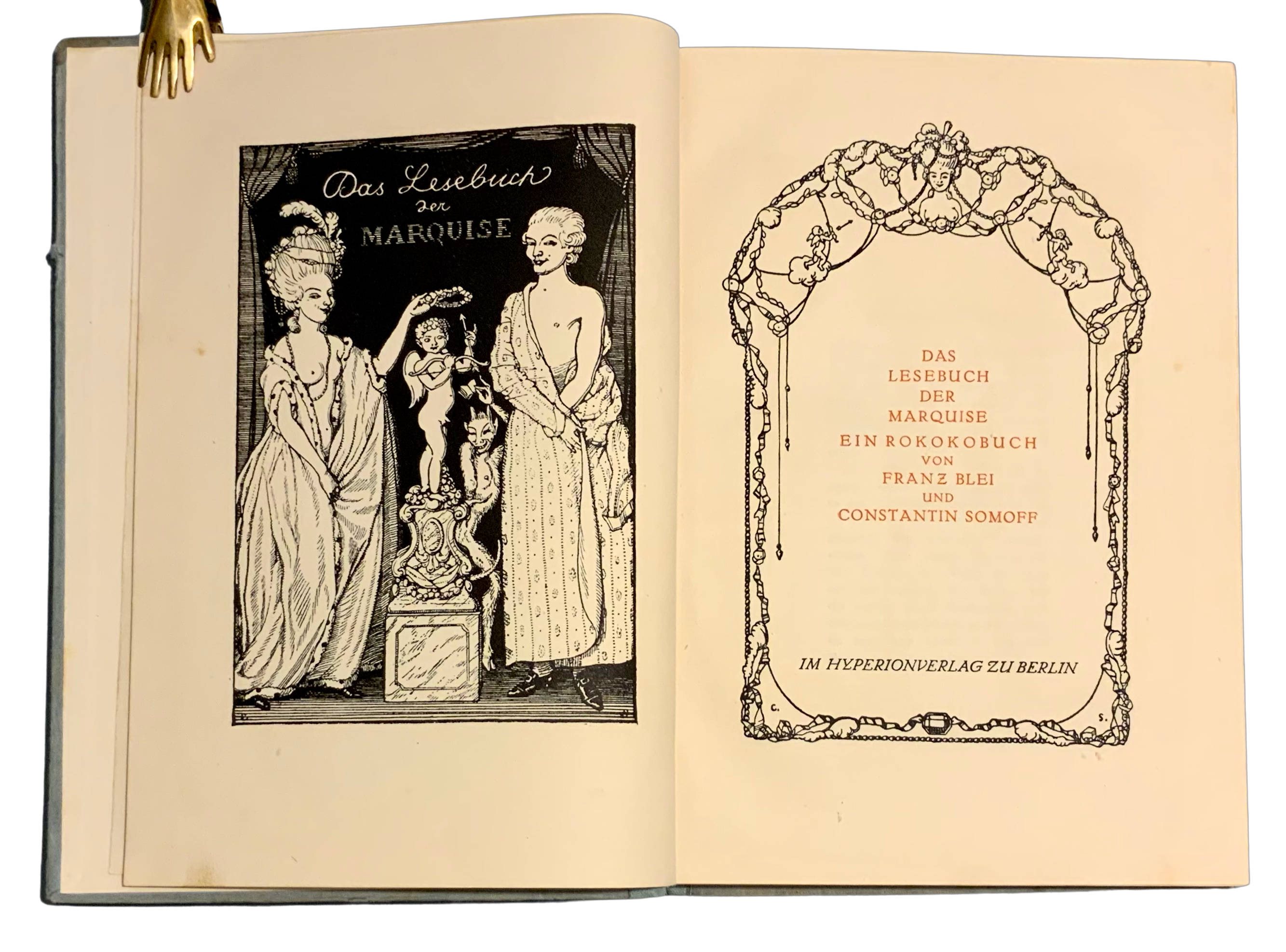 Das Lesebuch der Marquise. Ein Rokokobuch