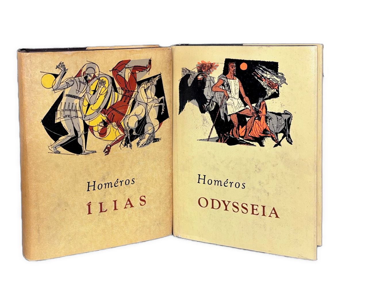 Ílias. Odysseia. 2 zväzky (komplet) - VINCENT HLOŽNÍK - PODPIS PREKLADATEĽA