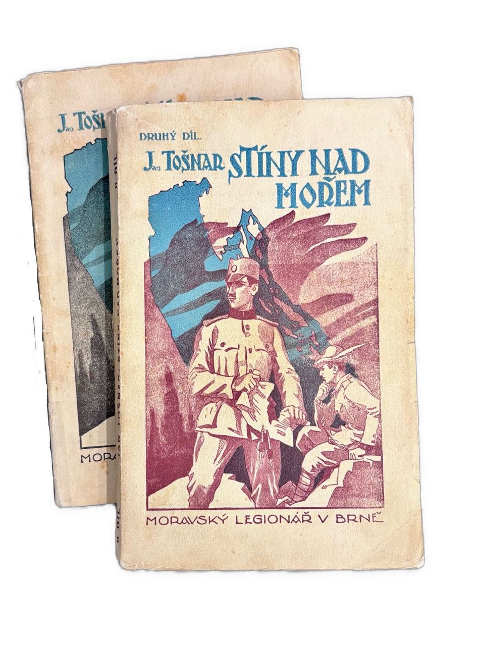 LEGIONÁRI - Stíny nad mořem (italské válečné kapitoly), zv.  I.-II. - PODPIS AUTORA