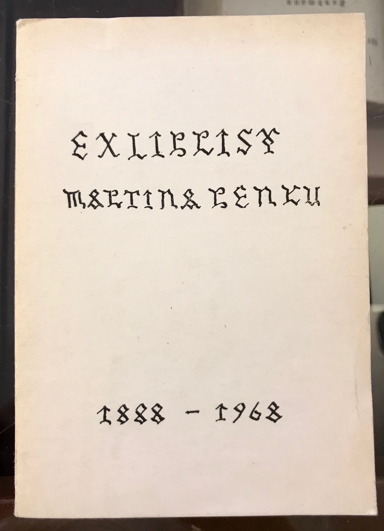 Exlibrisy Martina Benku
