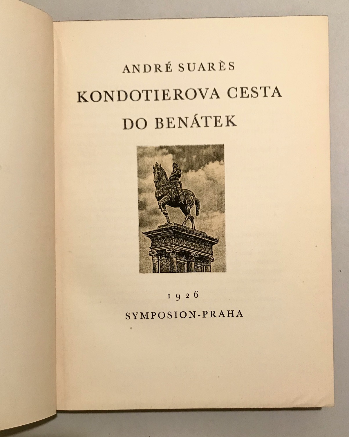 Kondotierova cesta do Benátek (cestopis)