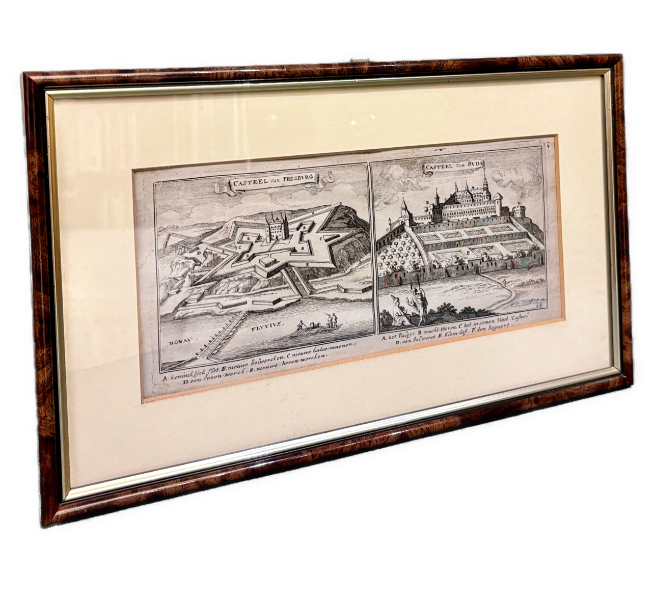 BRATISLAVA - BUDAPEŠŤ 1686. Casteel von Presburg - Casteel van Buda