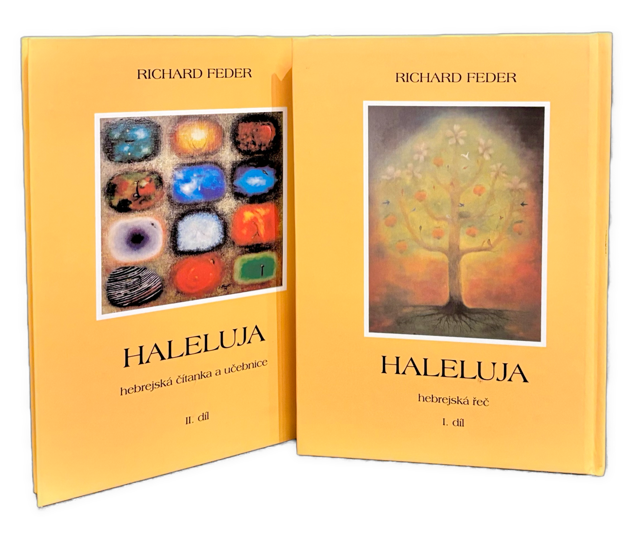 Haleluja. Hebrejská řeč. Hebrejská čítanka a učebnice.  I.- II. (komplet)
