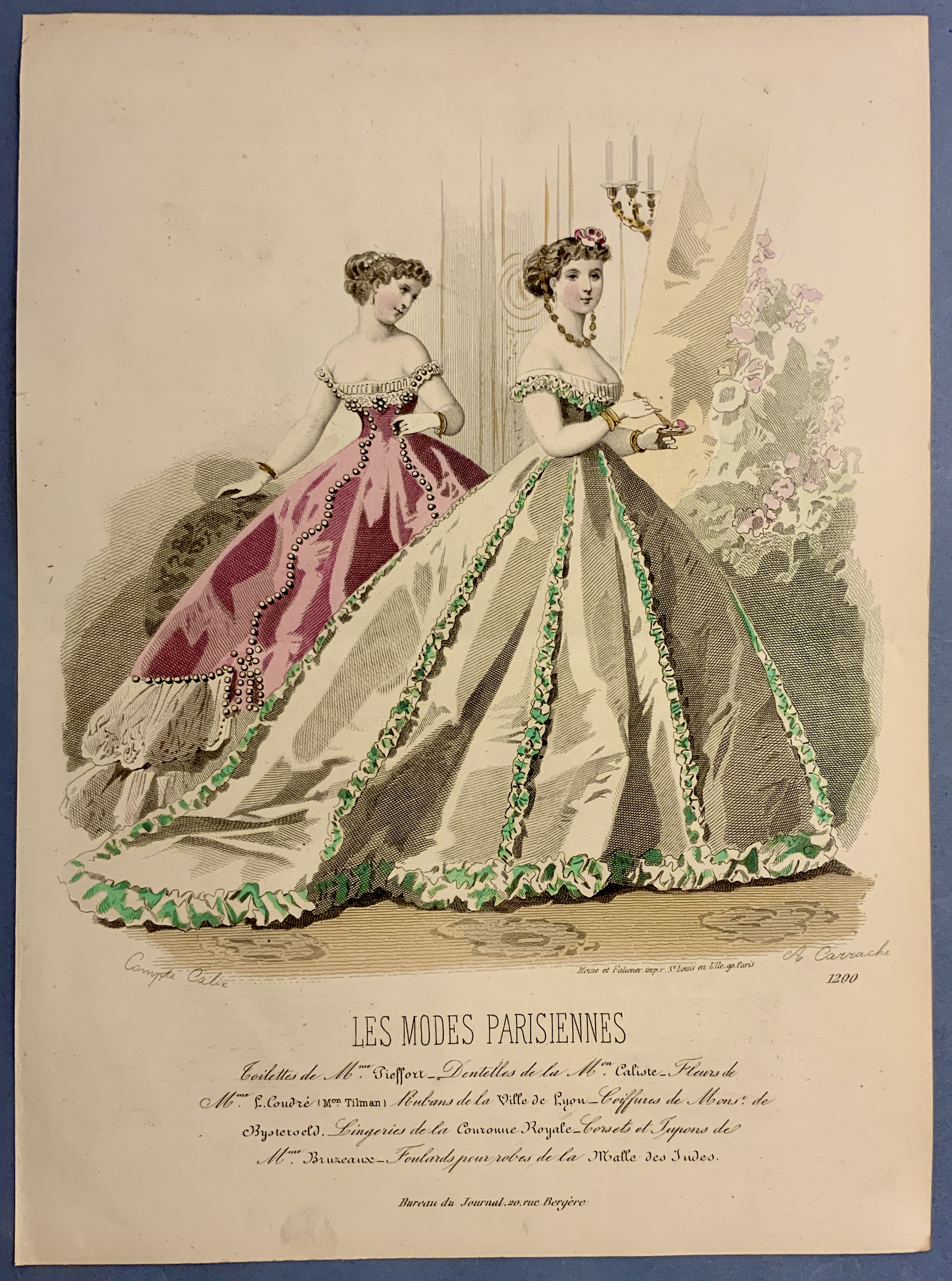 Les modes parisiennes, Journal de la bonne compagnie