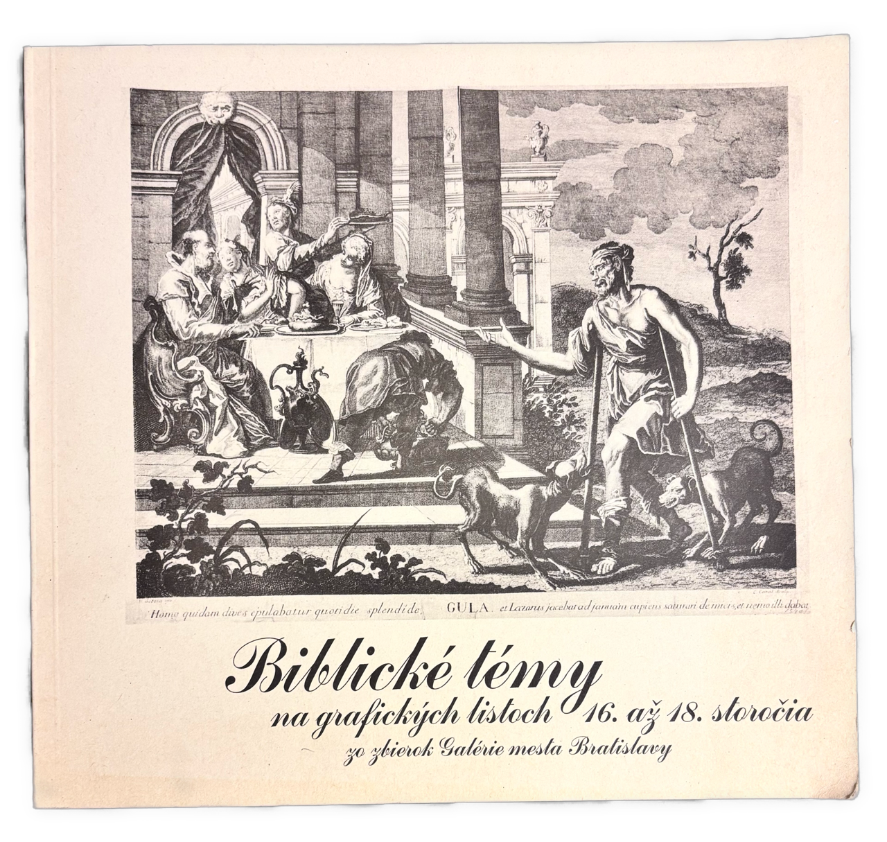 Biblické témy na grafických listoch 16. až 18. storočia zo zbierok Galérie mesta Bratislavy