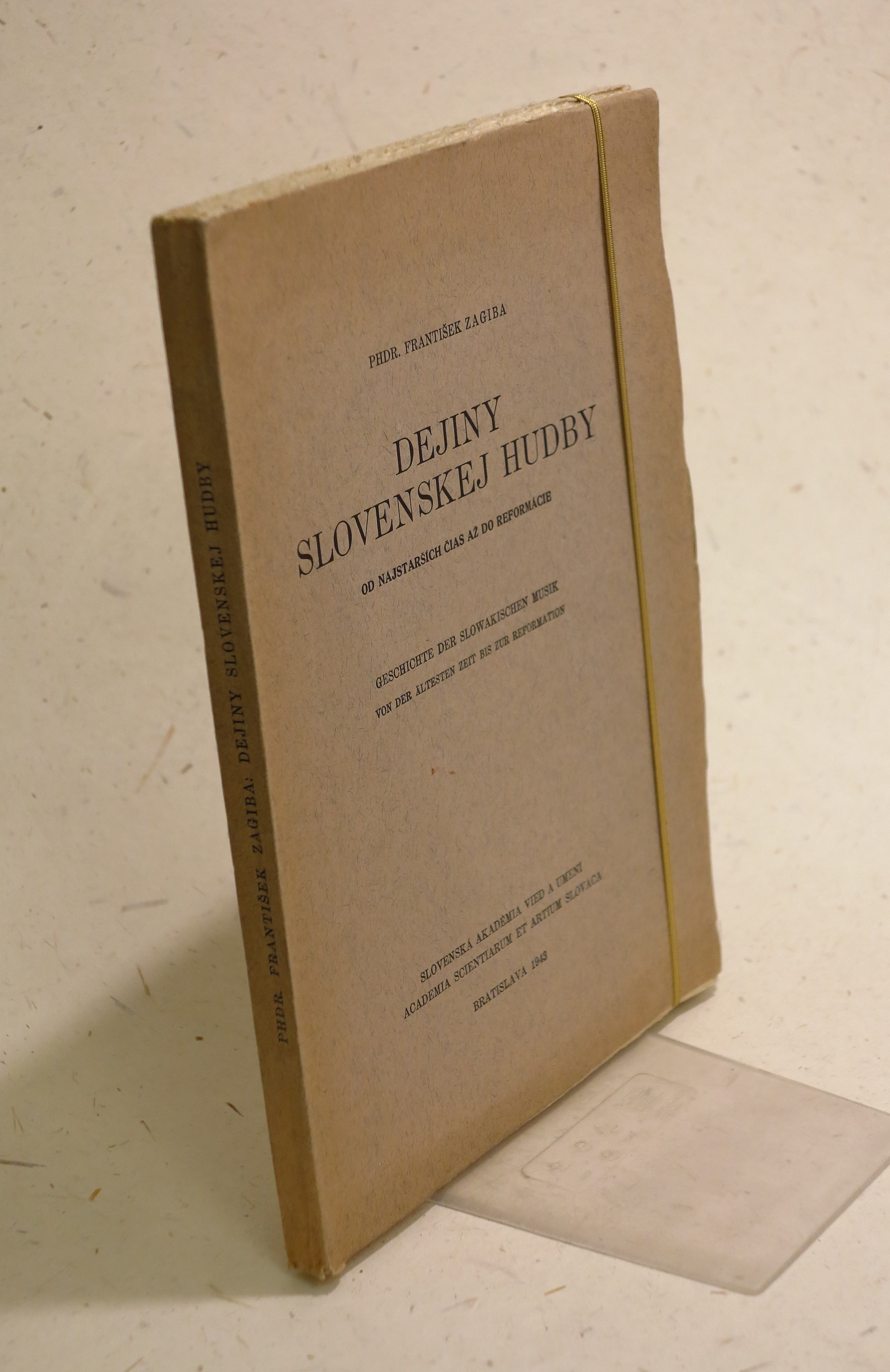Dejiny slovenskej hudby od najstarších čias až do reformácie