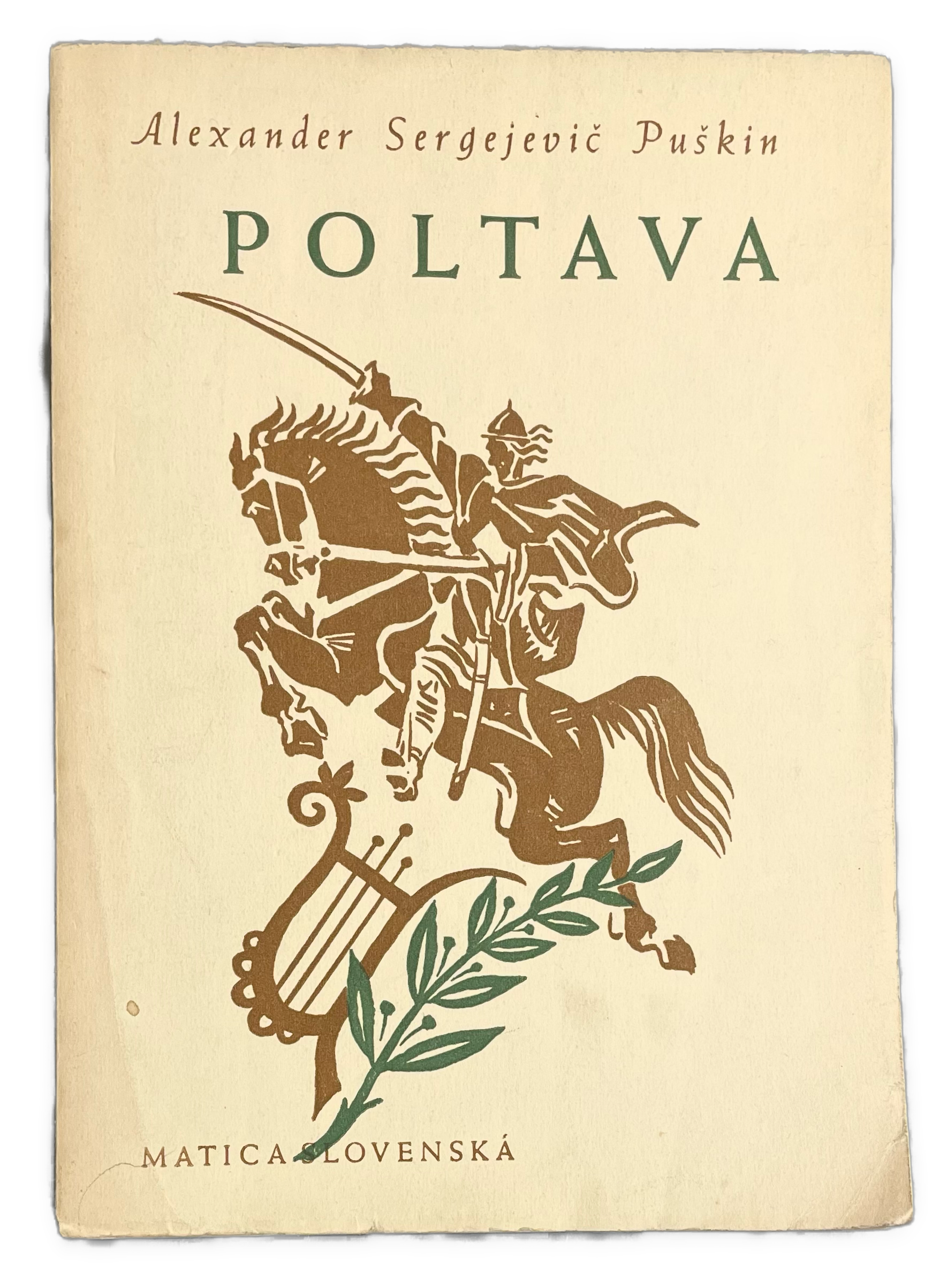 Poltava. Výbor z epiky (obálka M. Benka)