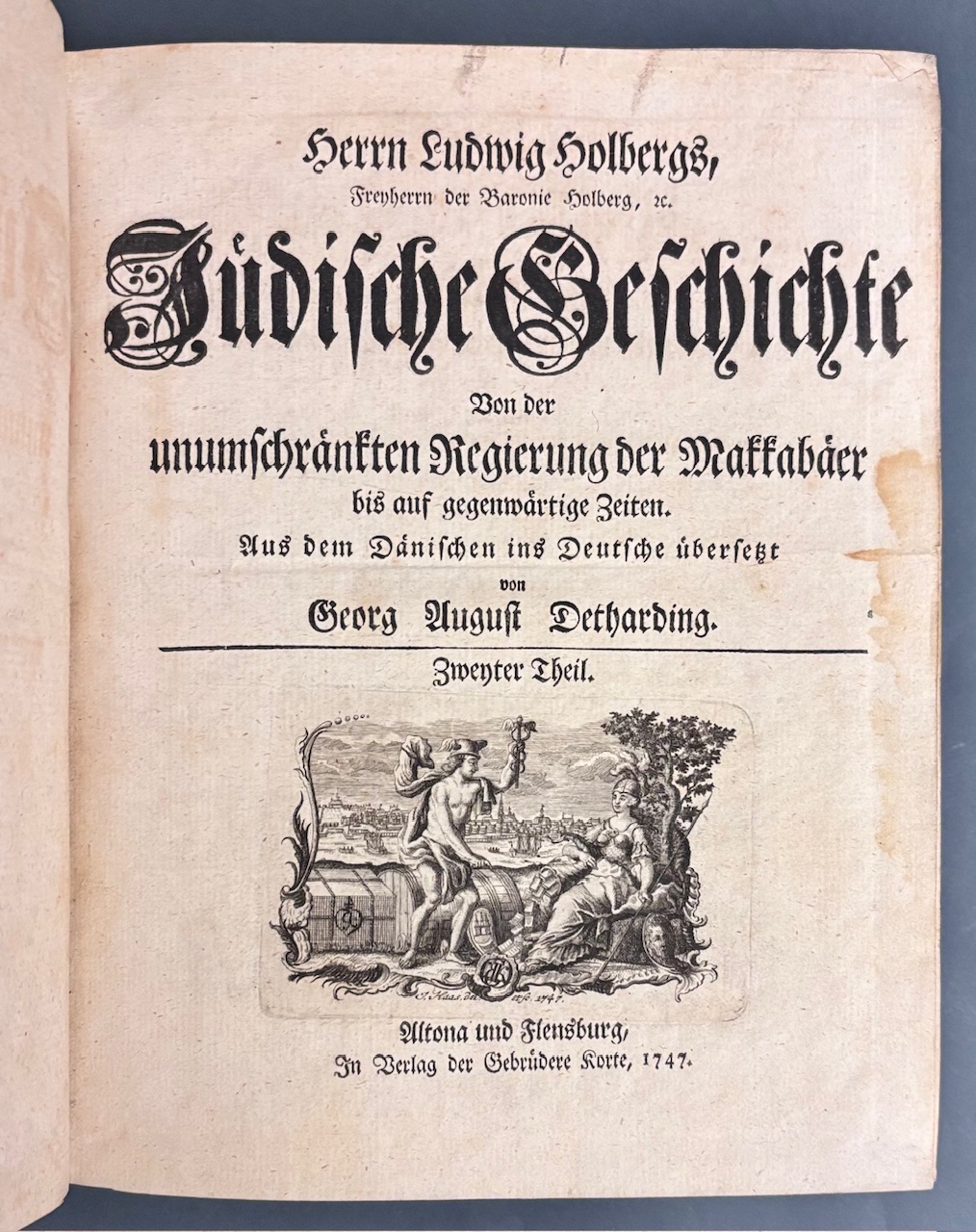 Jüdische Geschichte von der unumschränkten Regierung der Makkabäer bis auf gegenwärtige Zeiten (2. Teil, von 2)