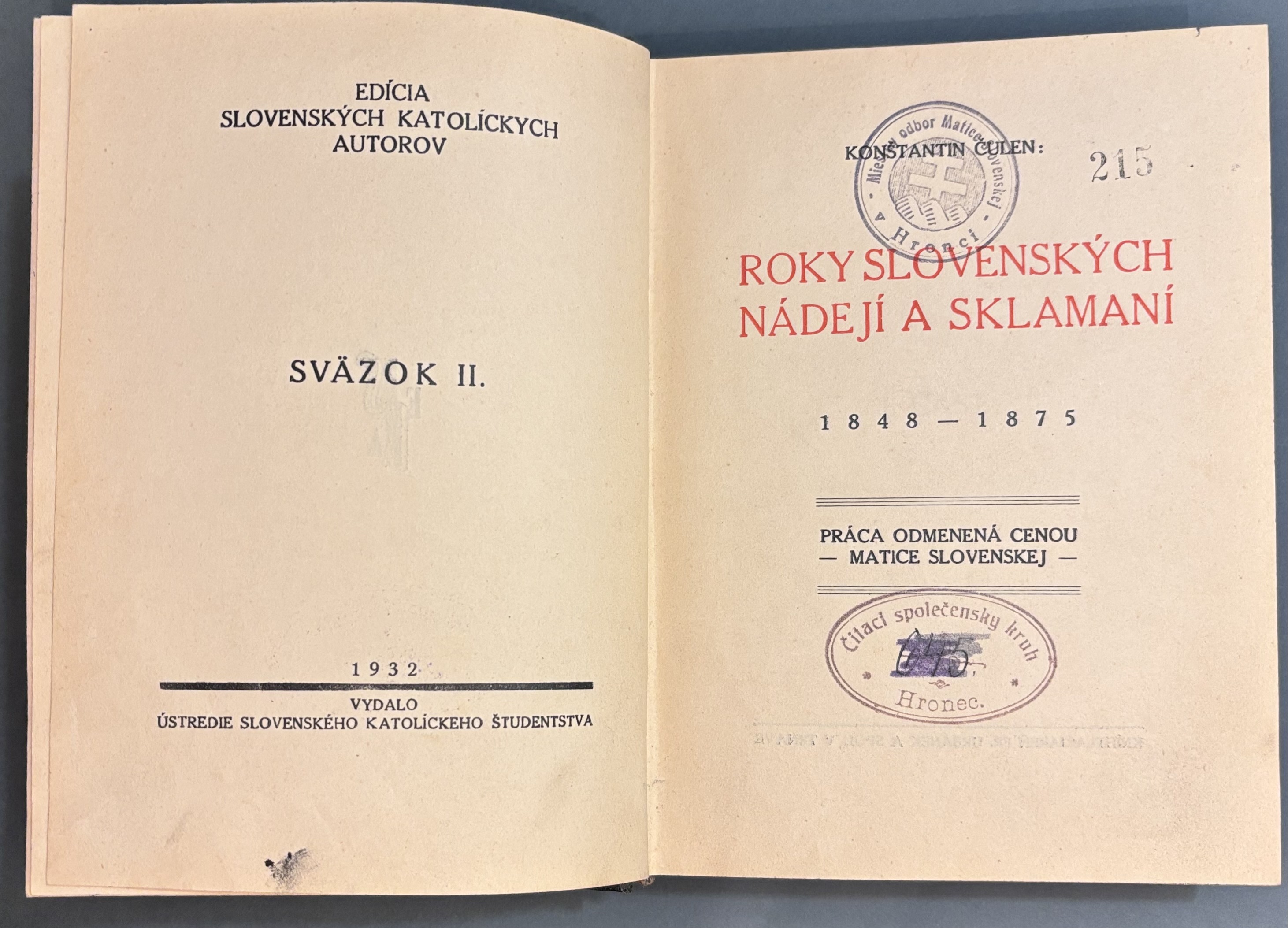 Roky slovenských nádejí a sklamaní 1848 - 1875