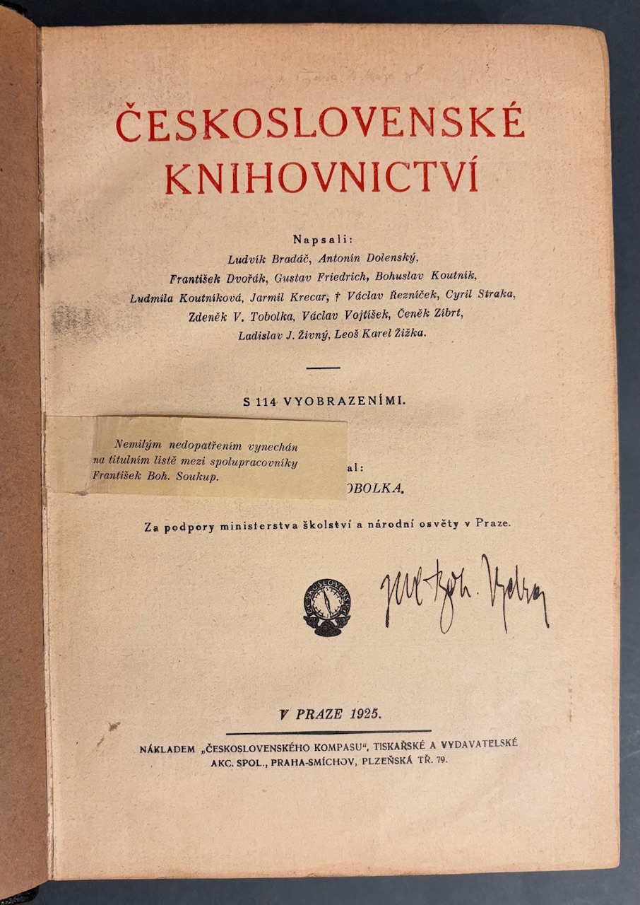 Československé knihovnictví