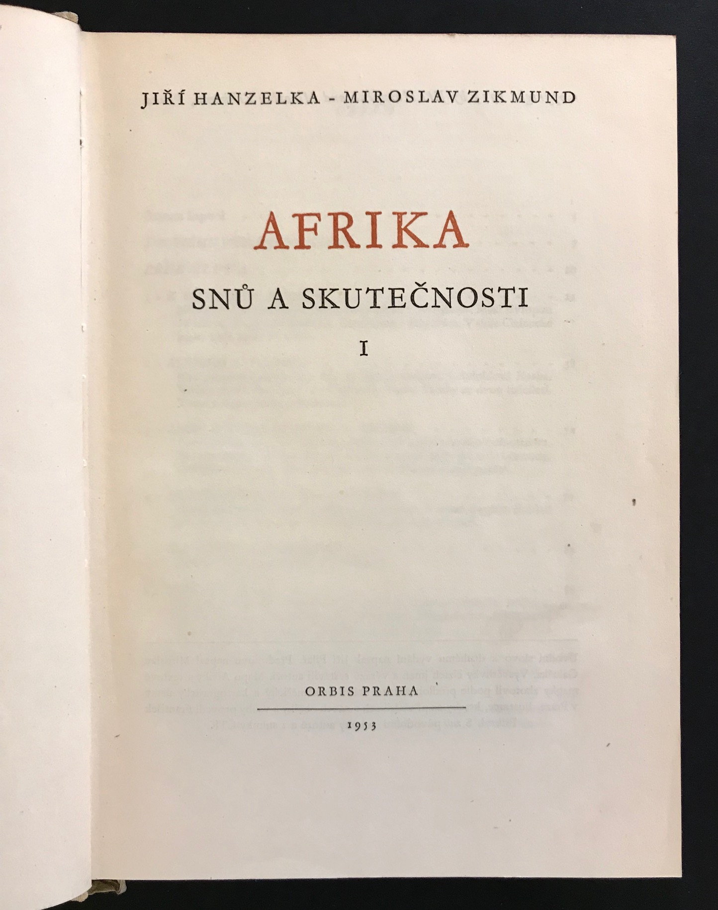 Afrika snů a skutečnosti I.-III. zv. (komplet)