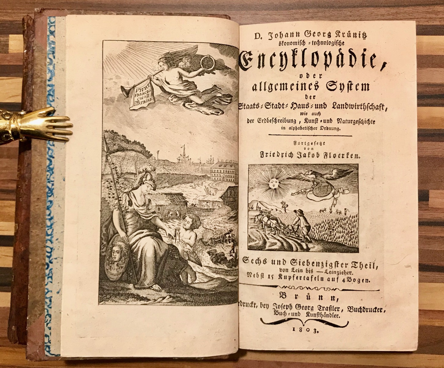 Oeconomische Encyklopädie, oder allgemeines System der Staats - Stadt - Haus - und Landwirthschaft. Bd. 76.