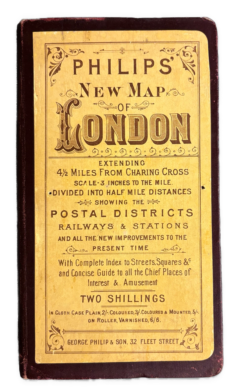 Philips´New Map of LONDON - ca. 1895