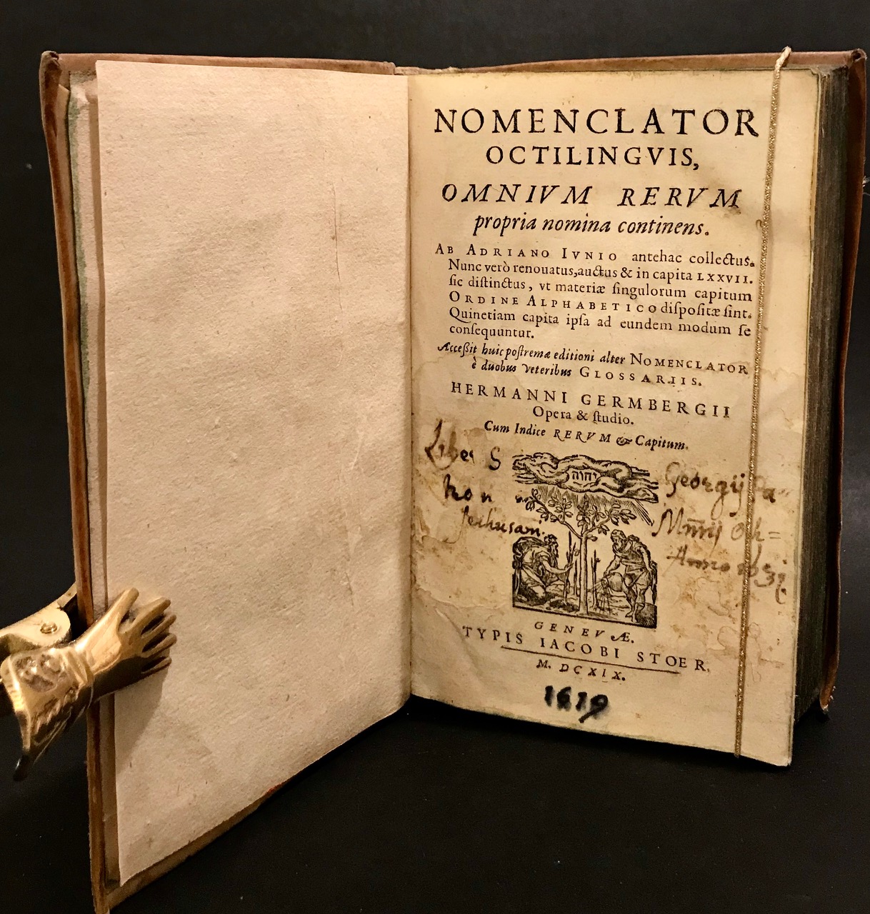 Nomenclator Octilingvis, Omnivm Rerum Propria nomina Continens
