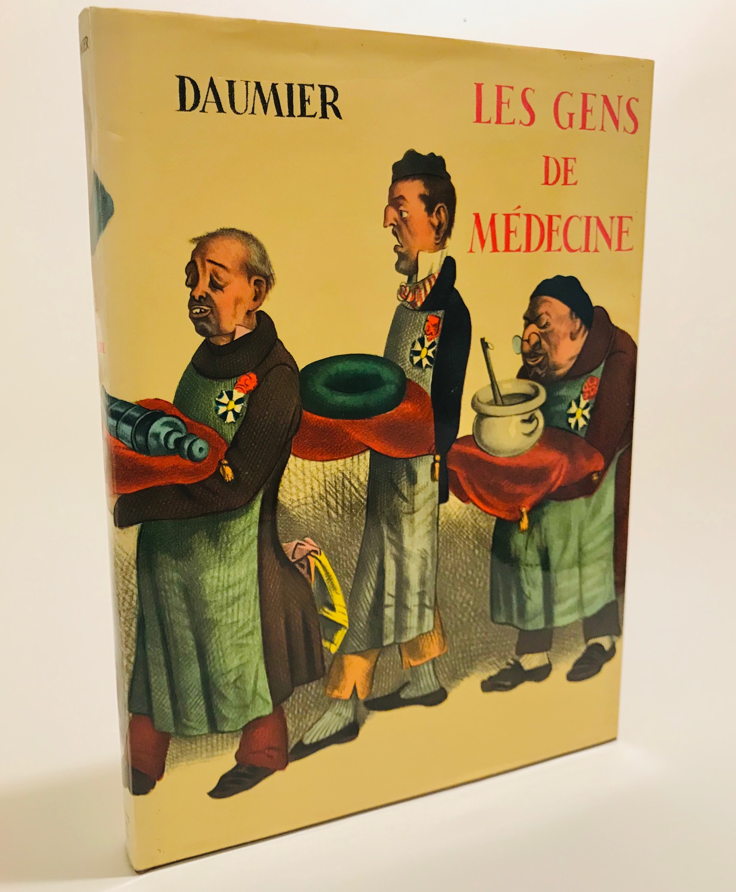 Les gens de médecine. Reprodukcie Daumierových medicínskych karikatúr
