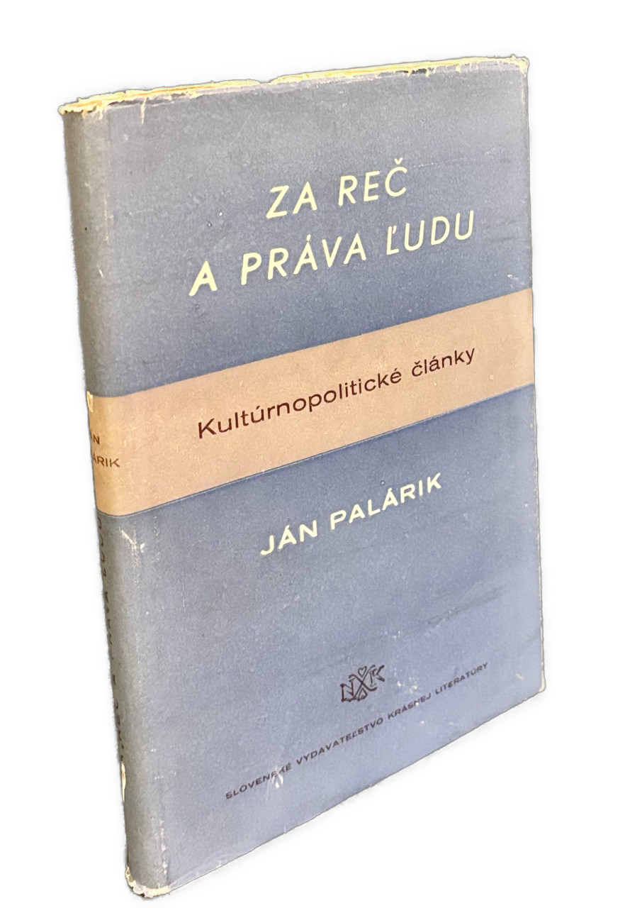 Za reč a práva ľudu. Kultúrnopolitické články