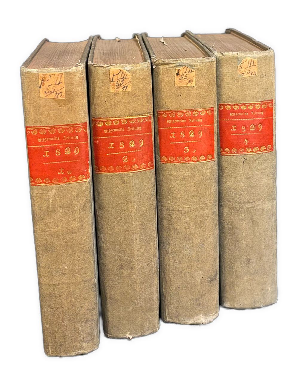 Allgemeine Zeitung für das Jahr 1829 - 4 Bände 