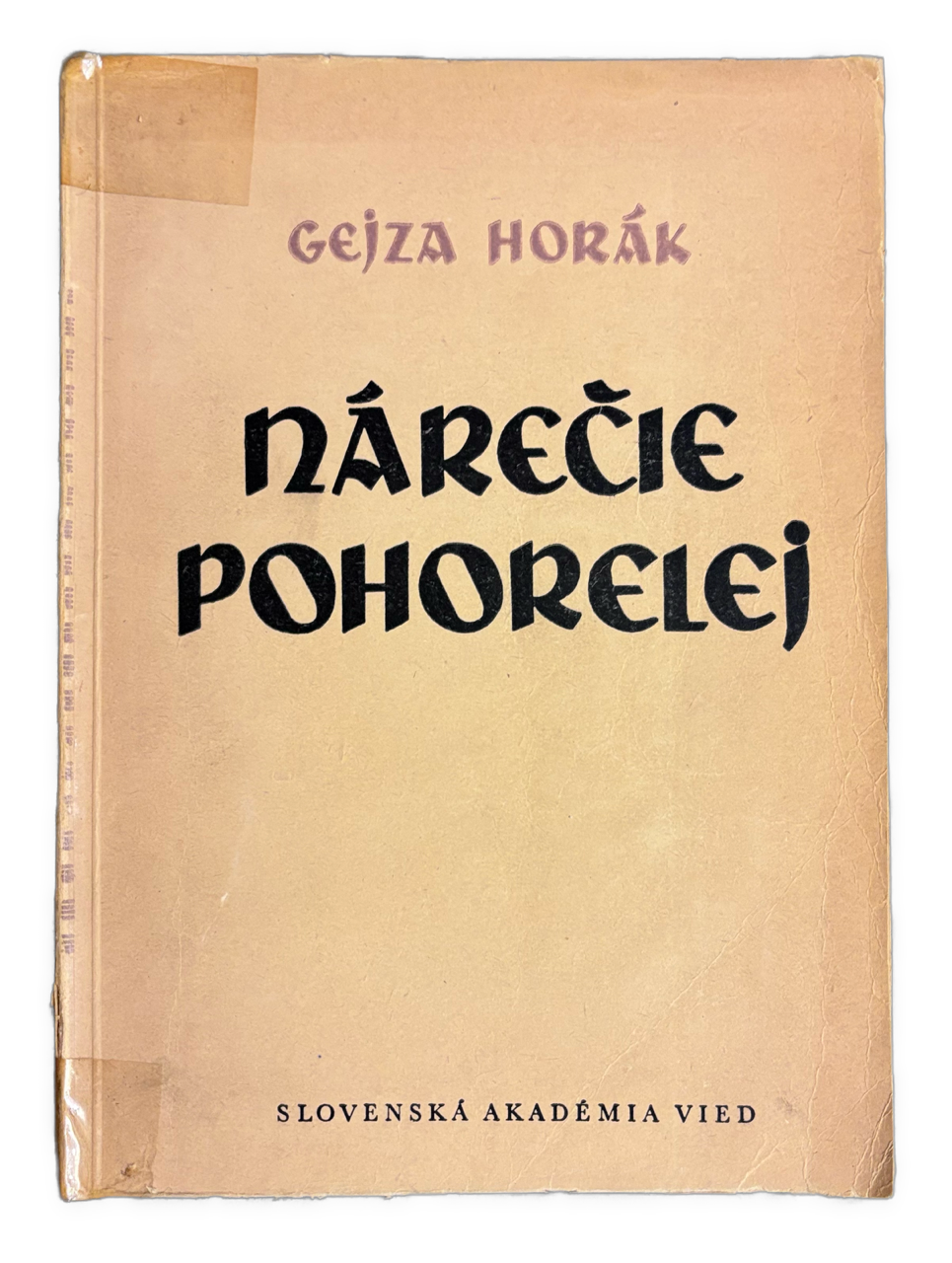 Nárečie Pohorelej